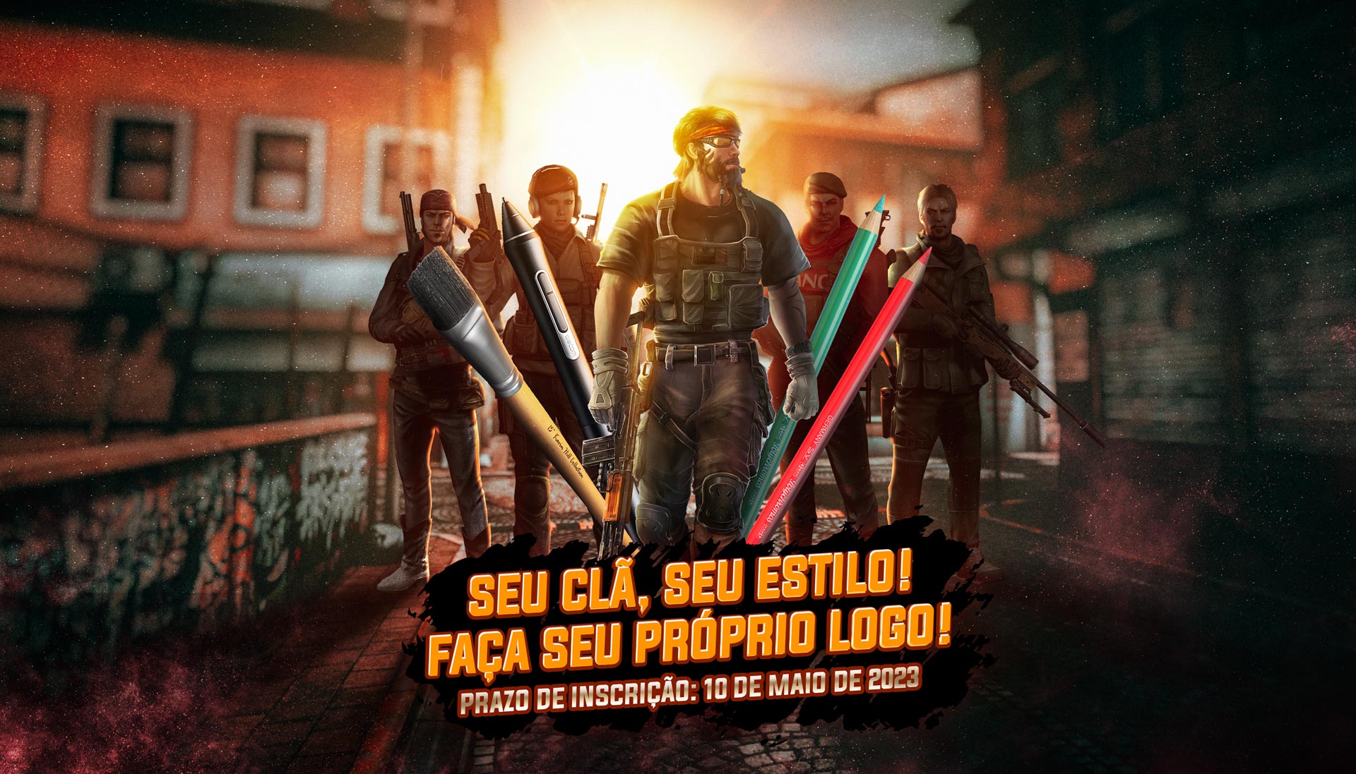 Faça você mesmo o logotipo do seu clã O período começou!